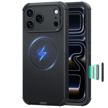 ESR Cyber Tough MagSafe vāciņš iPhone 18 Pro Max / 17 Pro Max, melns