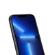iCarer Leather Oil Wax dabīgās ādas vāciņš priekš iPhone 14 Plus, zils