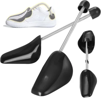 Apavu Spriegotāji, Pret Krokojumiem, 2 gab., Melni, 37-42 Izmērs | Spring Shoe Stretchers