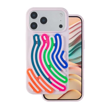 TFO DIY Snake vāciņš priekš iPhone 17 Pro Max 6,9", rozā