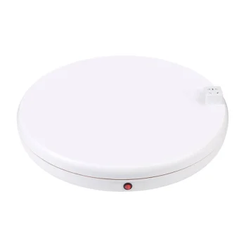 Puluz rotating display stand with power socket 45 cm (white)