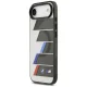 Vāciņš iPhone Air BMW M IML Metal Buttons Tricolor Lines MagSafe, pelēks