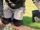 Mīksti ceļgalu aizsargi dārzam un darbam, 2 gab., melni