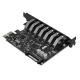 Orico ORICO-PVU3-7U-V1 PCI-E 7x USB 3.0 paplašināšanas karte Melna