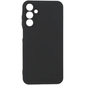 Samsung Galaxy A15 ( SM-A156, SM-A155 ) Matt Silicone Color Case Cover, Black | Silikona Vāciņš Maciņš Apvalks...