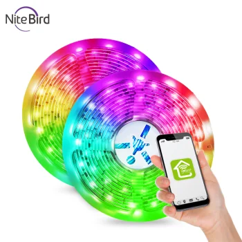 Nitebird SL3 Viedā WiFi RGB LED virtene (2x5m), Tuya