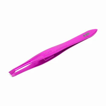 Nghia N-425 slīpa pincete uzacu korekcijai, violeta