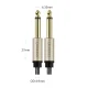 Ugreen Mono TS Jack Audio Cable 6.35mm, 5m, Black | Audio Vads Kabelis
