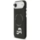 Karl Lagerfeld vāciņš iPhone 17 Air Karl & Choupette Pins MagSafe, melns