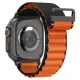 Spigen WBF1 siksniņa Apple Watch 44 / 45 / 46 / 49 mm, melna un oranža