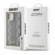 DKNY iPhone 15 vāciņš Leather Checkered Mono Pattern MagSafe, bēšs