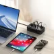Tech-Protect PC3X6 pagarinātājs ar 3 rozetēm + 3xUSB-A + 3xUSB-C 200cm, melns