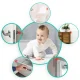 Ricokids silikona stūru aizsargi mēbelēm, 10 gab., caurspīdīgi