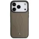 Mercedes Leather The Move MagSafe vāciņš iPhone 17 Pro, bēšs (Taupe)