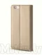 Samsung Galaxy J5 2017 SM-J530 Magnet TPU Book Case Cover, gold – vāciņš ar gumijas turētāju un kabatu