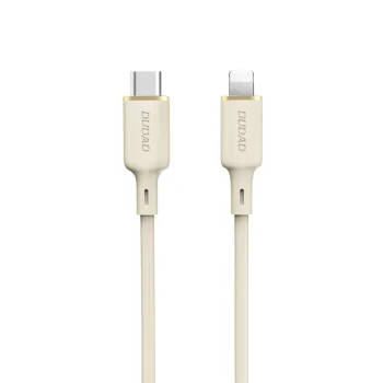 Dudao L7SCL USB-C uz Lightning kabelis 30W 1m, bēšs