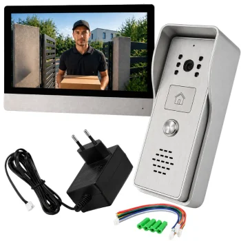 Video domofons ar 6" skārienekrānu, WiFi un nakts redzamību
