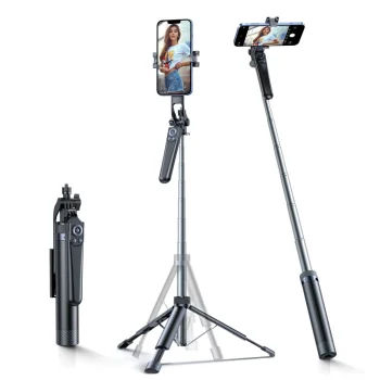 Wozinsky WC1Y70S teleskopiskā selfiju nūja un statīvs 1.7m, melns