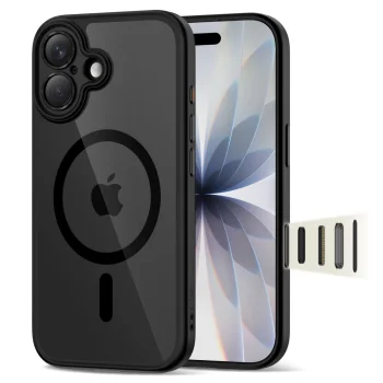 Tech-Protect Magpeak MagSafe vāciņš Apple iPhone 17 caurspīdīgs / melns