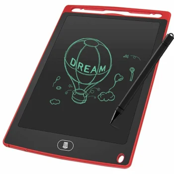Grafiskā planšete zīmēšanai ar LCD ekrānu 8.5", sarkana