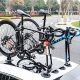 Velosipēdu jumta bagāžnieks ar piesūcekņiem Rockbros XP1002 2 velosipēdiem, melns