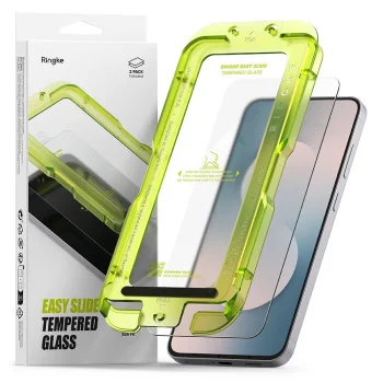 Ringke Easy Slide aizsargstikls Samsung Galaxy S25 FE (2 gab.)