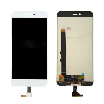 LCD ekrāns ar skārienjutīgo stiklu un rāmi Xiaomi Redmi Note 5A, balts