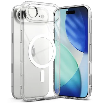 Ringke Fusion Magnetic MagSafe vāciņš iPhone 17 Air, Clear