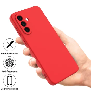 TFO Silicon vāciņš telefonam Samsung Galaxy A57 5G, sarkans