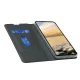 Google Pixel 5a 5G Magnetic PU Leather Phone Stand Card Slot Case Book Cover, Black | Telefona Vāciņš Maciņš...