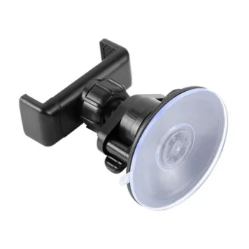 PULUZ PU537B viedtālruņa auto turētājs ar piesūcekni un 360° rotāciju, melns