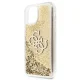 Guess 4G Big Liquid Glitter vāciņš Apple iPhone 11 / XR zelta