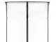 Magnētiskais durvju moskītu tīkls 85x210 cm, melns
