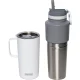 Asobu Twin Pack ūdens pudele un krūze 0.9L + 0.6L Balta