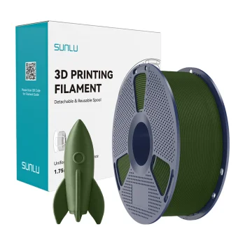 Sunlu High-Speed PLA 3D printera kvēldiegs, olīvu (PLA H-S OG)