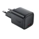 Acefast A119 GaN PD 45W USB-C sienas lādētājs, melns