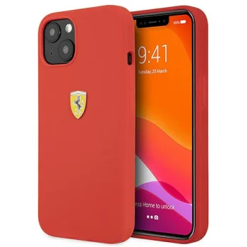 Ferrari Silicone Vāciņš Apple iPhone 13 mini, Sarkans
