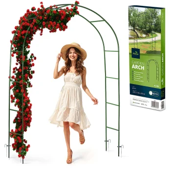Plonos Dārza Pergola Arka 240 cm - Eleganta Dekorācija