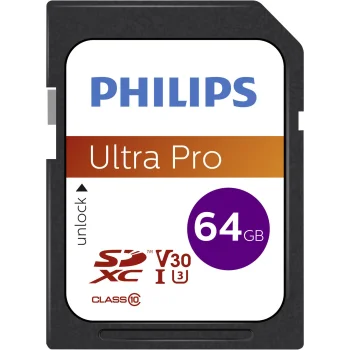 Philips SDXC atmiņas karte 64 GB Class 10 UHS-I U3 V30 A1