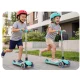 Ricokids Glow 3in1 bērnu trīsriteņu skrejritenis ar LED riteņiem, tirkīza