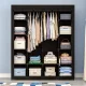Portatīvs Auduma Apģērba Skapis Drēbju Organaizers Garderobe, 180x133x44 cm | Portable Clothing Wardrobe Storage...