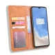 OnePlus 7T Vintage Style Magnetic Leather Wallet Protective Case Cover, Brown | Telefona Vāciņš Maciņš Apvalks...