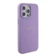 Guess iPhone 15 Pro Max vāciņš Saffiano 4G Metal Logo MagSafe, violets