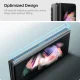 Samsung Galaxy Z Fold3 5G (SM-F926B/DS) Spigen Tempered Glass Fc & Hinge Film, Black | Telefona Ekrāna Aizsargstikls