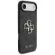 Guess 4G Big Logo vāciņš iPhone 17 Air viedtālrunim, melns