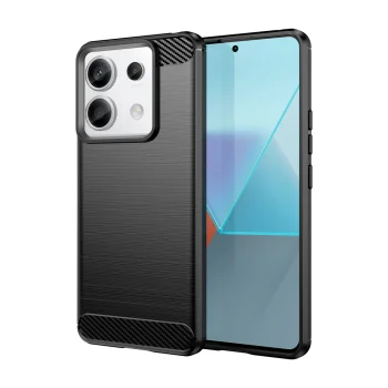 Vāciņš Xiaomi Redmi Note 13 5G Carbon Case, melns