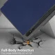 Samsung Galaxy Tab S9 Ultra (SM-X910, SM-X916B) Tri-fold Stand Design Leather Case Cover, Blue | Vāks Apvalks...