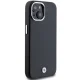 BMW iPhone 15 / 14 / 13 vāciņš Signature Wrapped Metal MagSafe, melns