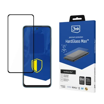 Aizsargstikls 3mk HardGlass Max Xiaomi Redmi 10 2022, melns
