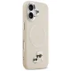 Karl Lagerfeld iPhone 17 vāciņš ar MagSafe, Karl&Choupette logo un metāla kameras pogām